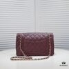 69304a36f09edb6de4c4e2c3 Burgundy Red Chanel Classic Century Bag, Exquisite Craftsmanship with Imported Caviar Calfskin and Authentic Hardware, Quilted Design, Soft Shape, Size: 30X18X8cm, Model No. 1113