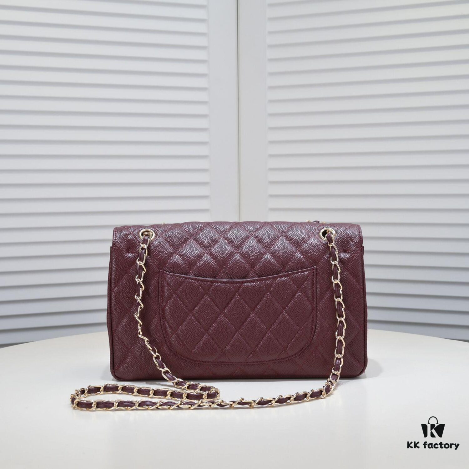 69304a36f09edb6de4c4e2c3 Burgundy Red Chanel Classic Century Bag, Exquisite Craftsmanship with Imported Caviar Calfskin and Authentic Hardware, Quilted Design, Soft Shape, Size: 30X18X8cm, Model No. 1113