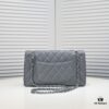 69304a3df09edb6de4c4e2cc Gray Chanel Classic Flap Bag, Century Iconic Style, Premium Imported Caviar Leather with Authentic Hardware