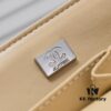 Beige Chanel Classic Bag, Century Iconic Style, Made with Precision Craftsmanship, Imported Caviar Calfskin with Original Hardware, Quilted Pattern Fullness, Perfect Soft Silhouette