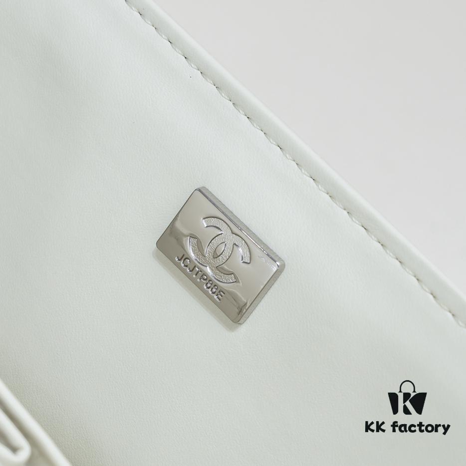 69304a57f09edb6de4c4e2ed Beige Chanel Classic Century Style, Exquisitely Crafted with Imported Lambskin and Authentic Hardware, Quilted Design with Perfect Soft Silhouette