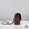 69304a5cf09edb6de4c4e2f5 Burgundy Red Chanel CF2.55, Ultimate Masterpiece in Exotic Caviar-Grained Calfskin with Genuine 18K Gold Hardware
