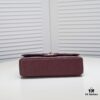 69304a5ef09edb6de4c4e2f8 Burgundy Red Chanel CF2.55, Ultimate Masterpiece in Exotic Caviar-Grained Calfskin with Genuine 18K Gold Hardware