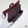 69304a5ef09edb6de4c4e2f9 Burgundy Red Chanel Classic Lambskin Crossbody Bag with Original Hardware