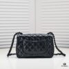 69304a6af09edb6de4c4e30b Black Button CF Style Versatile Lamb Leather Bag 🌹 Chanel-Inspired Timeless Classic - Elegant and Refined, Favorite Among Sophisticated Women