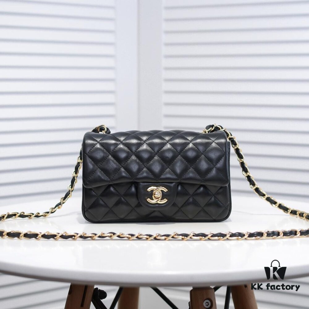 69304a6ef09edb6de4c4e310 CF Versatile Little Lamb Skin Rose Chanel Eternal Classic Noble Temperament Favorite Among Elegantly Refined Women Luxurious and Durable
