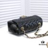 69304a6ff09edb6de4c4e313 CF Versatile Little Lamb Skin Rose Chanel Eternal Classic Noble Temperament Favorite Among Elegantly Refined Women Luxurious and Durable