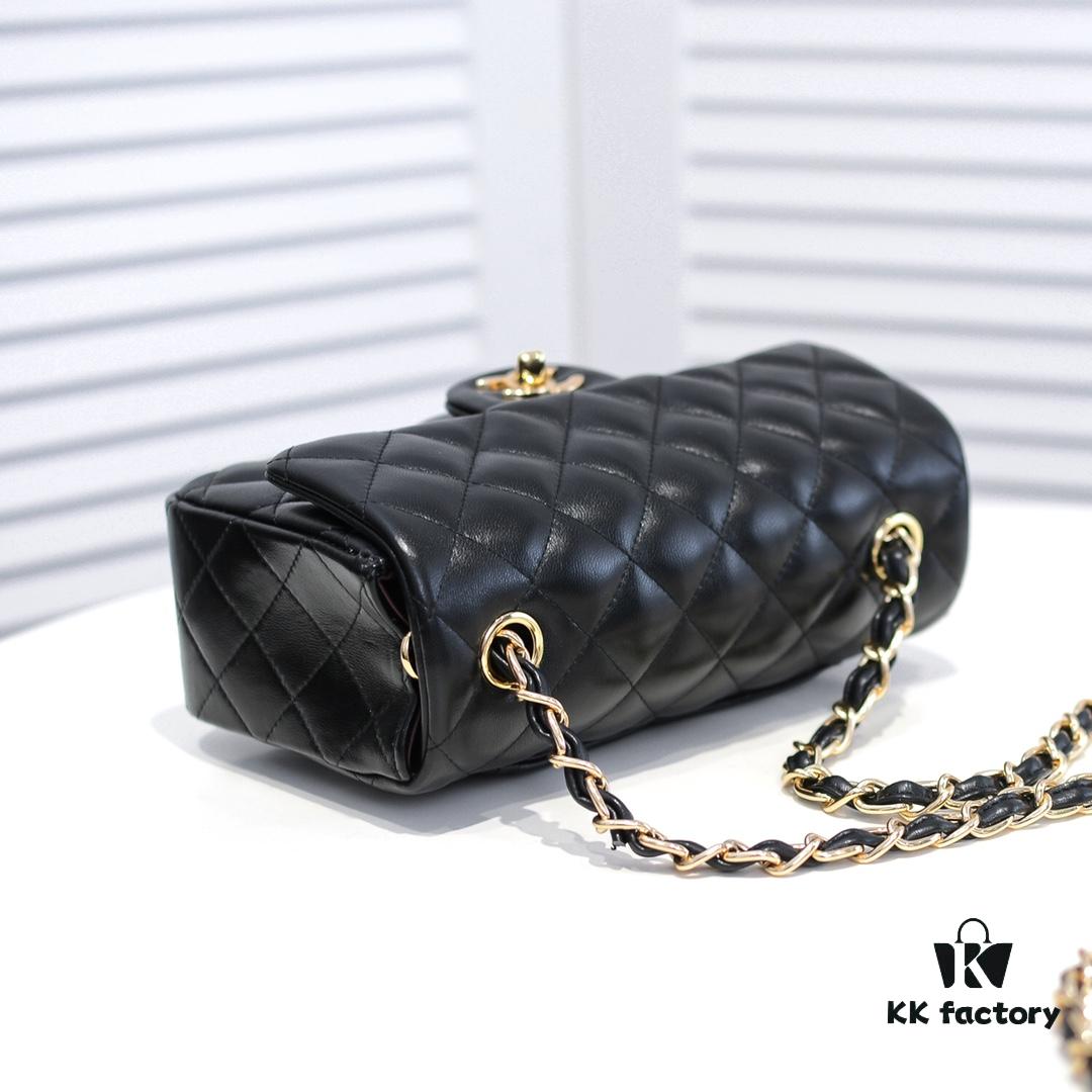 69304a6ff09edb6de4c4e313 CF Versatile Little Lamb Skin Rose Chanel Eternal Classic Noble Temperament Favorite Among Elegantly Refined Women Luxurious and Durable