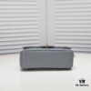 Gray CF Style Caviar Leather Handbag, Versatile Chanel-Inspired Classic Design, Elegant and Soft High-End Leather, Premium Hardware and Craftsmanship
