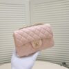 69304a84f09edb6de4c4e332 Pink CF Classic Style Soft Lambskin Handbag 🌹 Chanel 💃🏻 Elegant and Timeless Design, Favored by Sophisticated Women