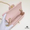 69304a84f09edb6de4c4e333 Pink CF Classic Style Soft Lambskin Handbag 🌹 Chanel 💃🏻 Elegant and Timeless Design, Favored by Sophisticated Women