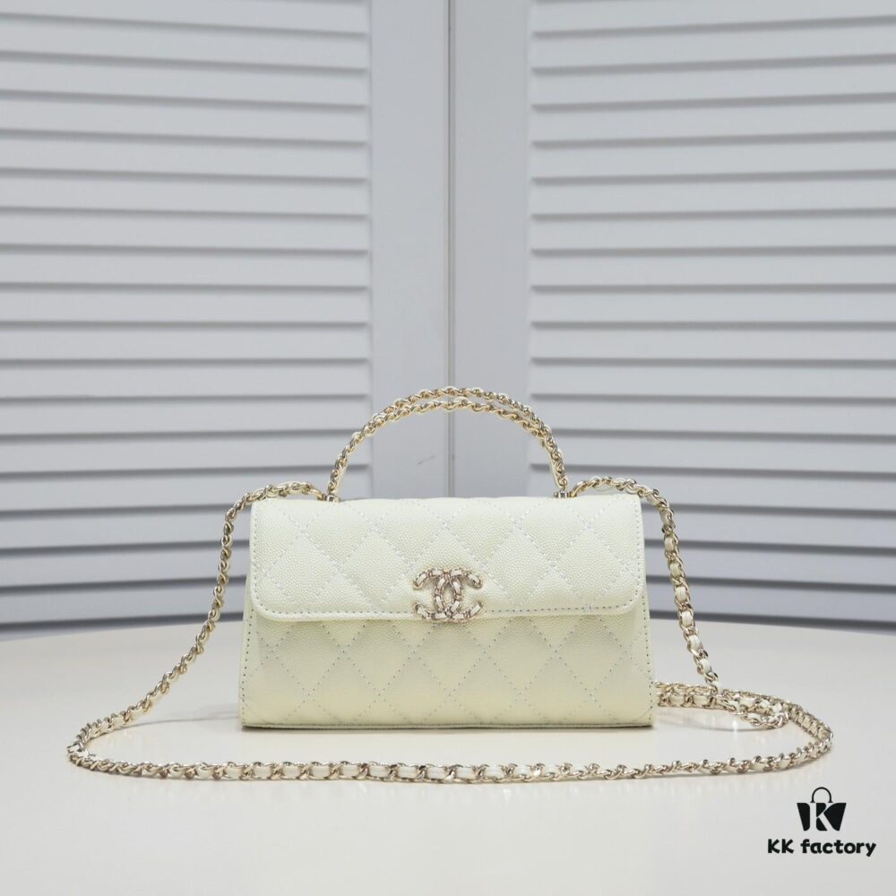 69304a90f09edb6de4c4e347 Chanel Kelly Long Handle Bag in Black Calfskin