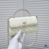 Chanel Kelly Long Handle Bag in Black Calfskin