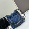 69304aa1f09edb6de4c4e35b Upgraded Mini Number 🌟🌟🌟 Chanel 24s New Mini Denim Trash Bag Cute and Cool