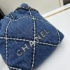 69304aa2f09edb6de4c4e35c Upgraded Mini Number 🌟🌟🌟 Chanel 24s New Mini Denim Trash Bag Cute and Cool