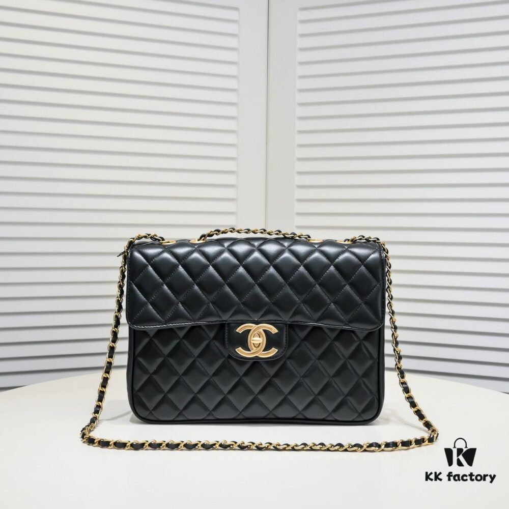 69304aa6f09edb6de4c4e360 Upgraded Version 👜 Same as Victoria Beckham's Rare Chanel Gold Big CC Bag 👜
