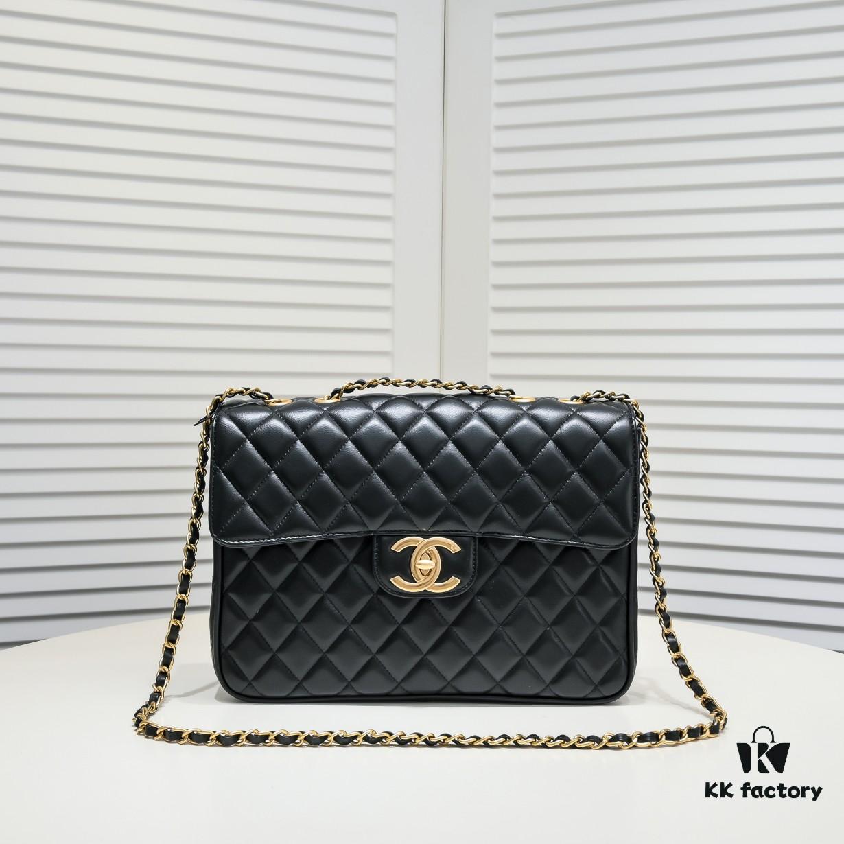 69304aa6f09edb6de4c4e360 Upgraded Version 👜 Same as Victoria Beckham's Rare Chanel Gold Big CC Bag 👜