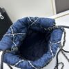 69304aa8f09edb6de4c4e366 Upgraded Mini Number 🌟🌟🌟 Chanel 24s New Mini Denim Trash Bag Cute and Cool