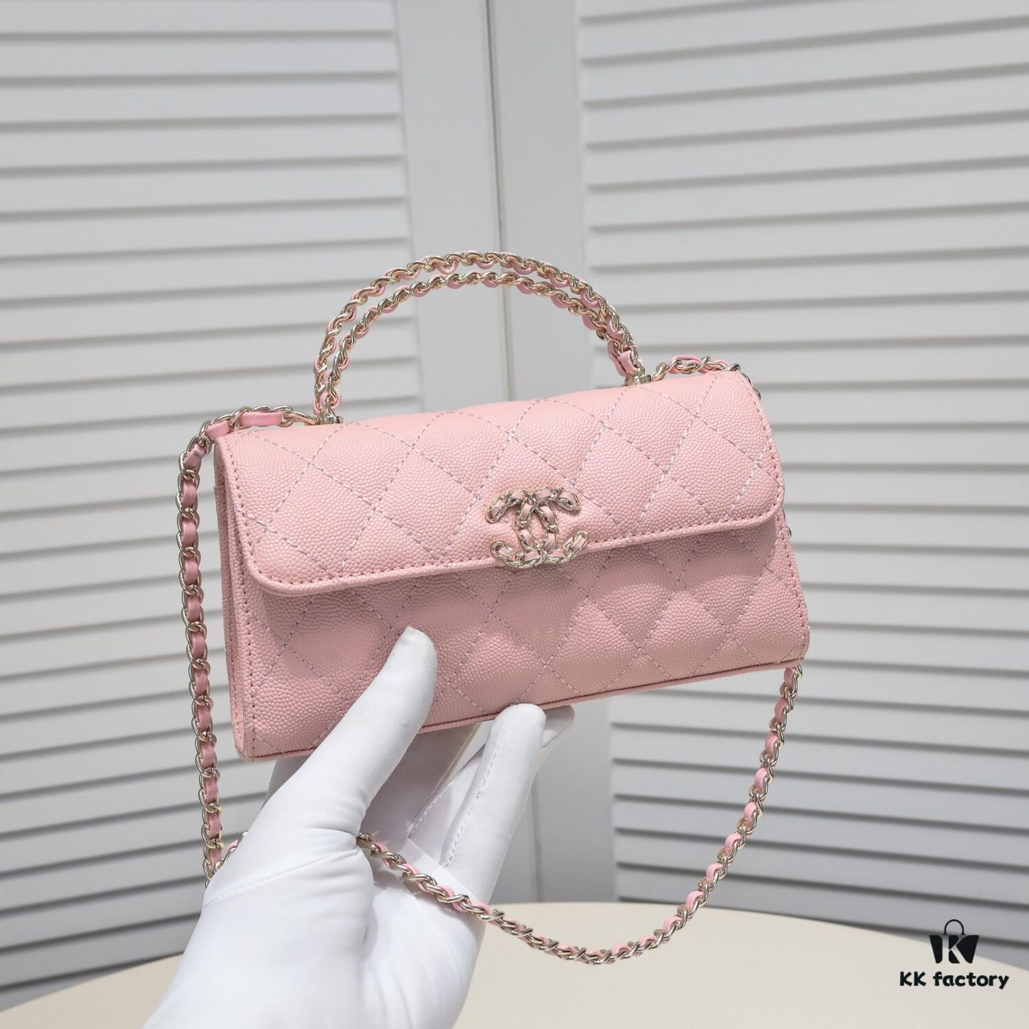 69304ab0f09edb6de4c4e370 Chanel Black Kelly Bag with Long Handle, 19x10x4.5cm, Calfskin Leather