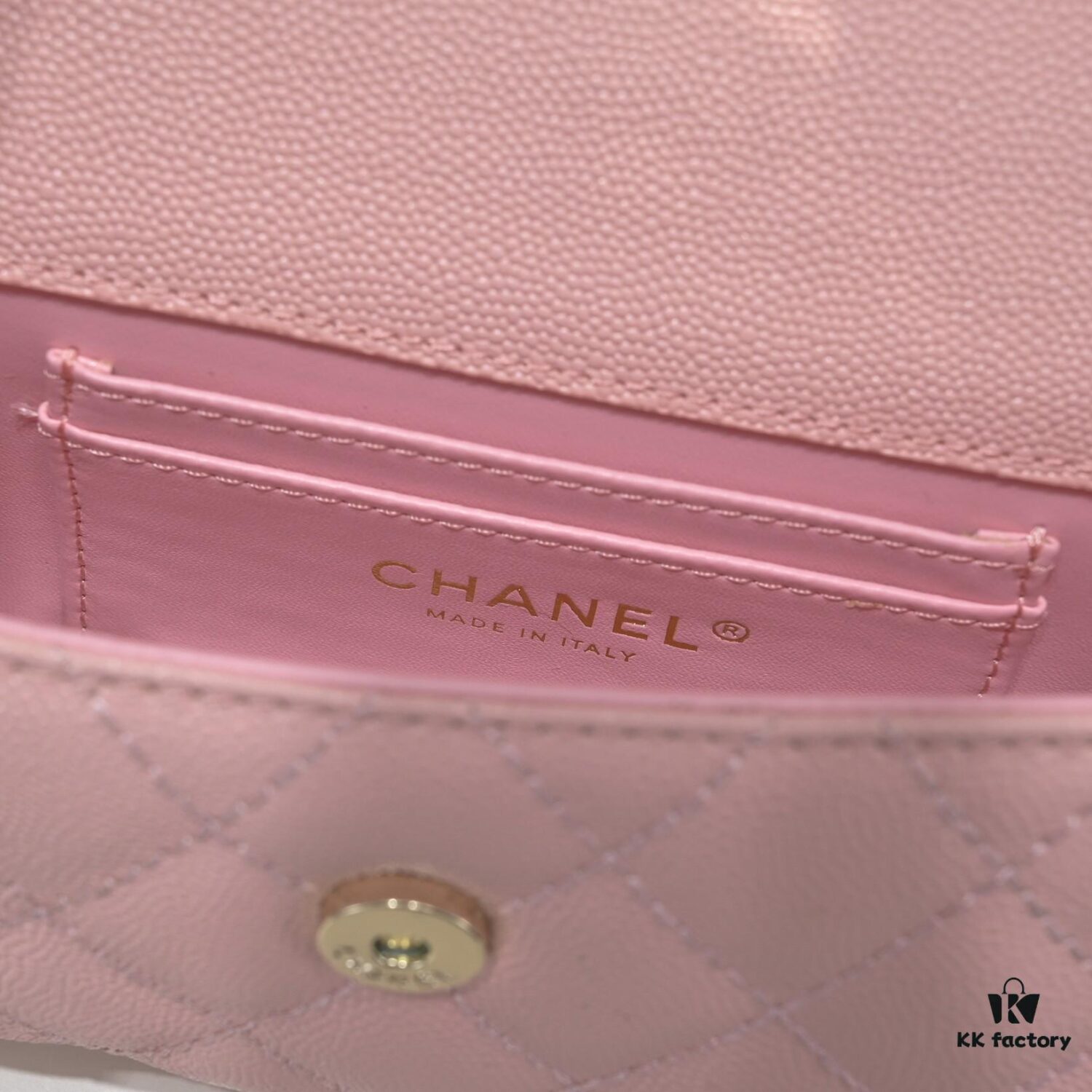 69304ab2f09edb6de4c4e376 Chanel Black Kelly Bag with Long Handle, 19x10x4.5cm, Calfskin Leather