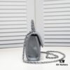 69304ab3f09edb6de4c4e377 Large Chanel Black Kelly Bag with Long Handle, Lambskin, 19x10x4.5cm