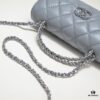 69304ab6f09edb6de4c4e37a Large Chanel Black Kelly Bag with Long Handle, Lambskin, 19x10x4.5cm