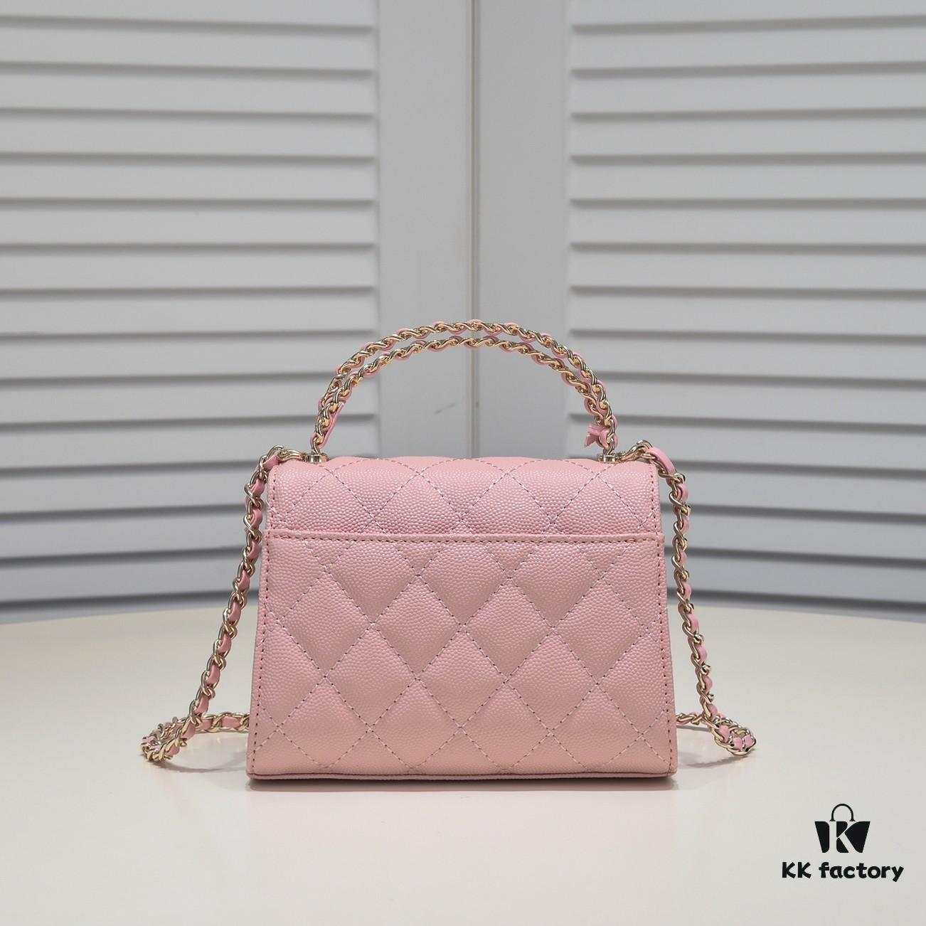 69304abaf09edb6de4c4e37f Chanel Black Kelly Long Handle Bag, Calfskin Leather, 15x6x10cm