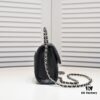 69304abef09edb6de4c4e387 Chanel Black Kelly Long Handle Bag, 23p, Model 9100, Calfskin Leather, Size 15x6x10cm