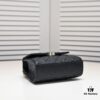 69304abff09edb6de4c4e38a Chanel Black Kelly Long Handle Bag, 23p, Model 9100, Calfskin Leather, Size 15x6x10cm