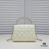 69304ac6f09edb6de4c4e391 Chanel Kelly Long Handle Bag in Black Calfskin