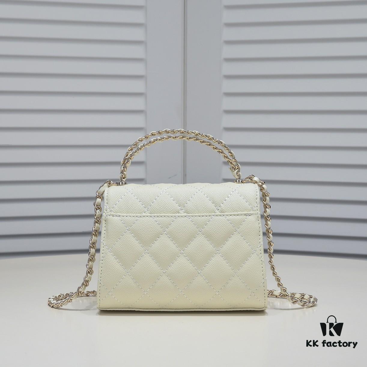 69304ac6f09edb6de4c4e391 Chanel Kelly Long Handle Bag in Black Calfskin