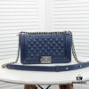 69304acdf09edb6de4c4e3a0 Genuine Leather with Original Hardware Chanel-Style Handbag, 25*15*8cm