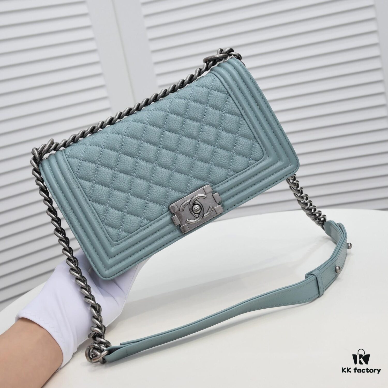 69304adff09edb6de4c4e3c0 Full Genuine Leather with Original Hardware - Chanel Style Crown