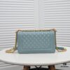Genuine Leather with Original Hardware Chanel-Style Handbag