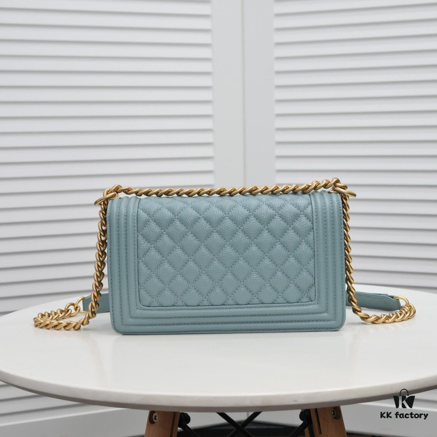 Genuine Leather with Original Hardware Chanel-Style Handbag