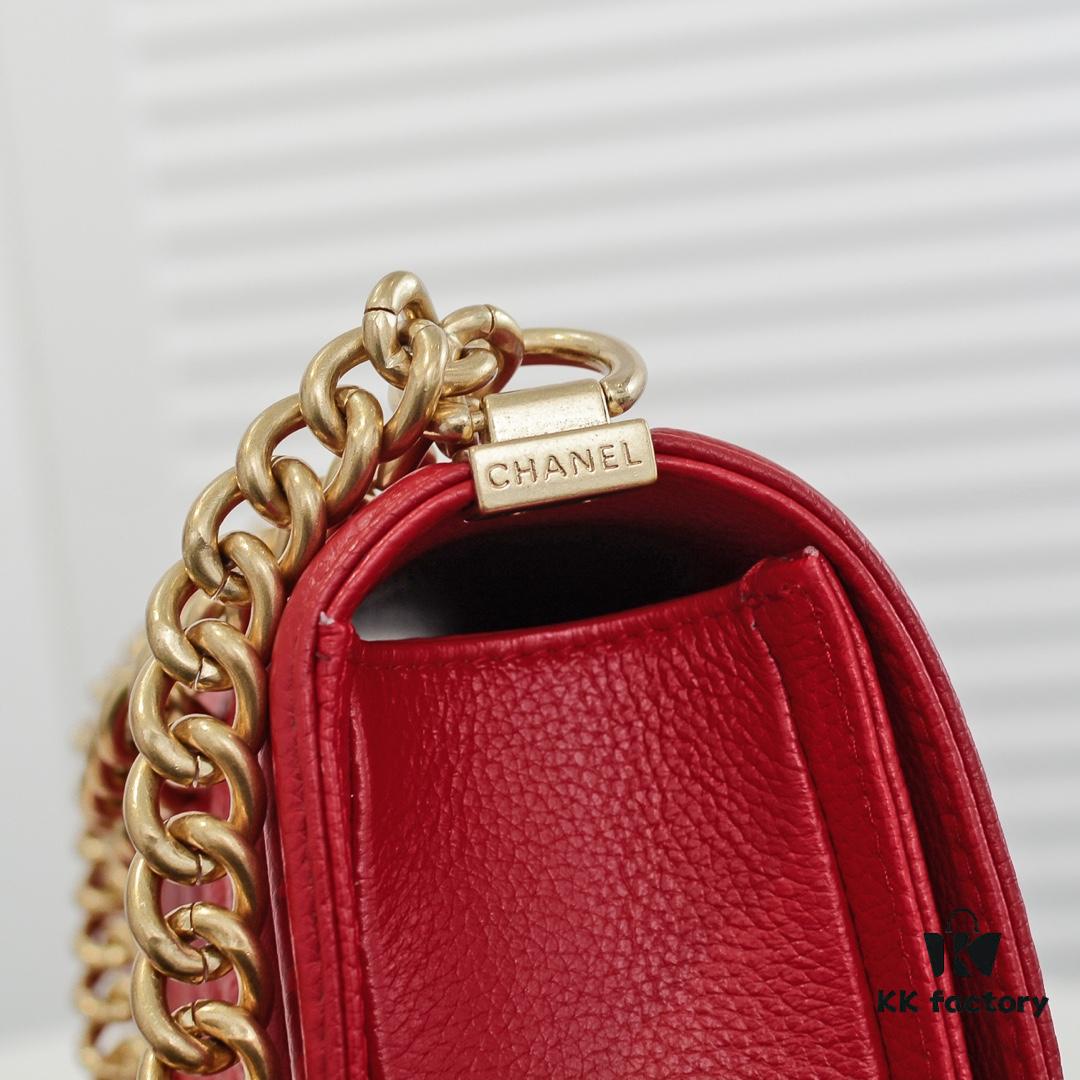 Full Genuine Leather with Original Hardware - Chanel Style Crown