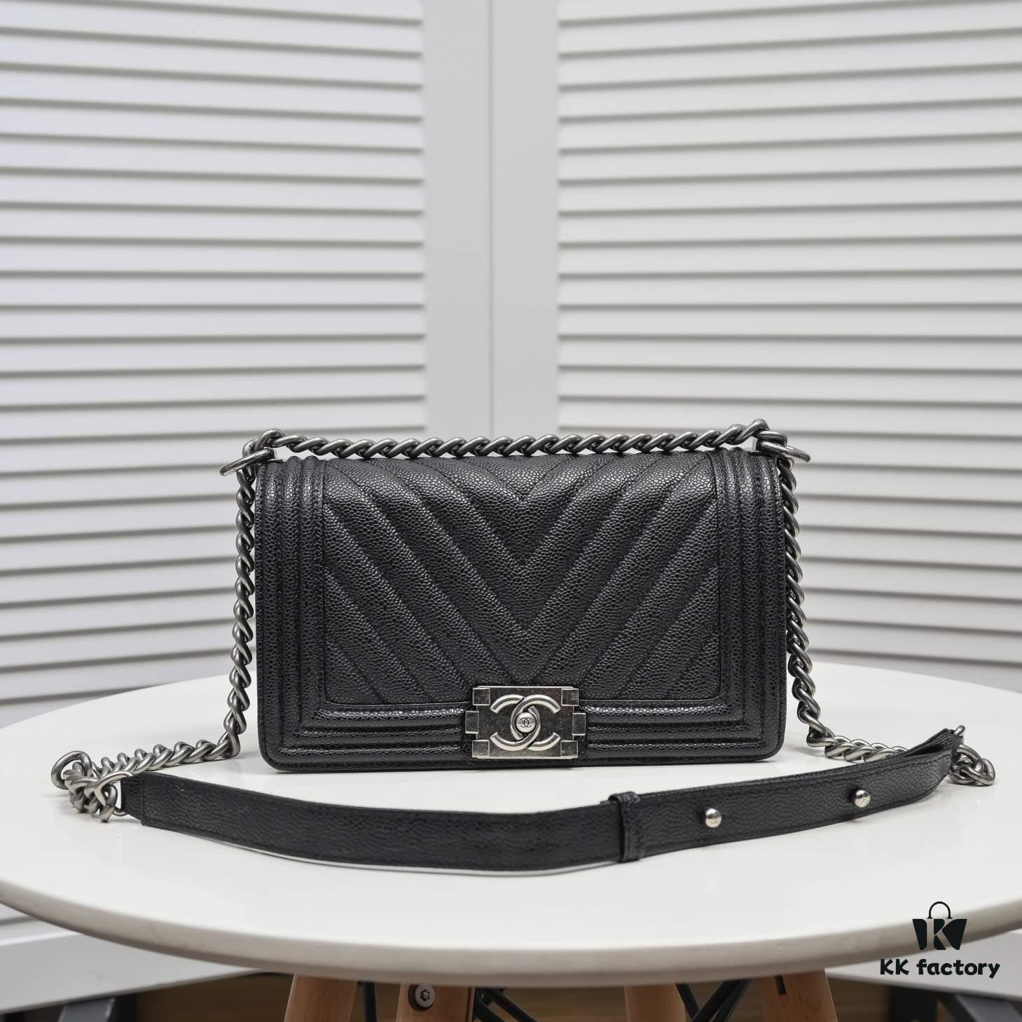 69304b24f09edb6de4c4e42e Genuine Leather with Original Hardware - Chanel Handbag