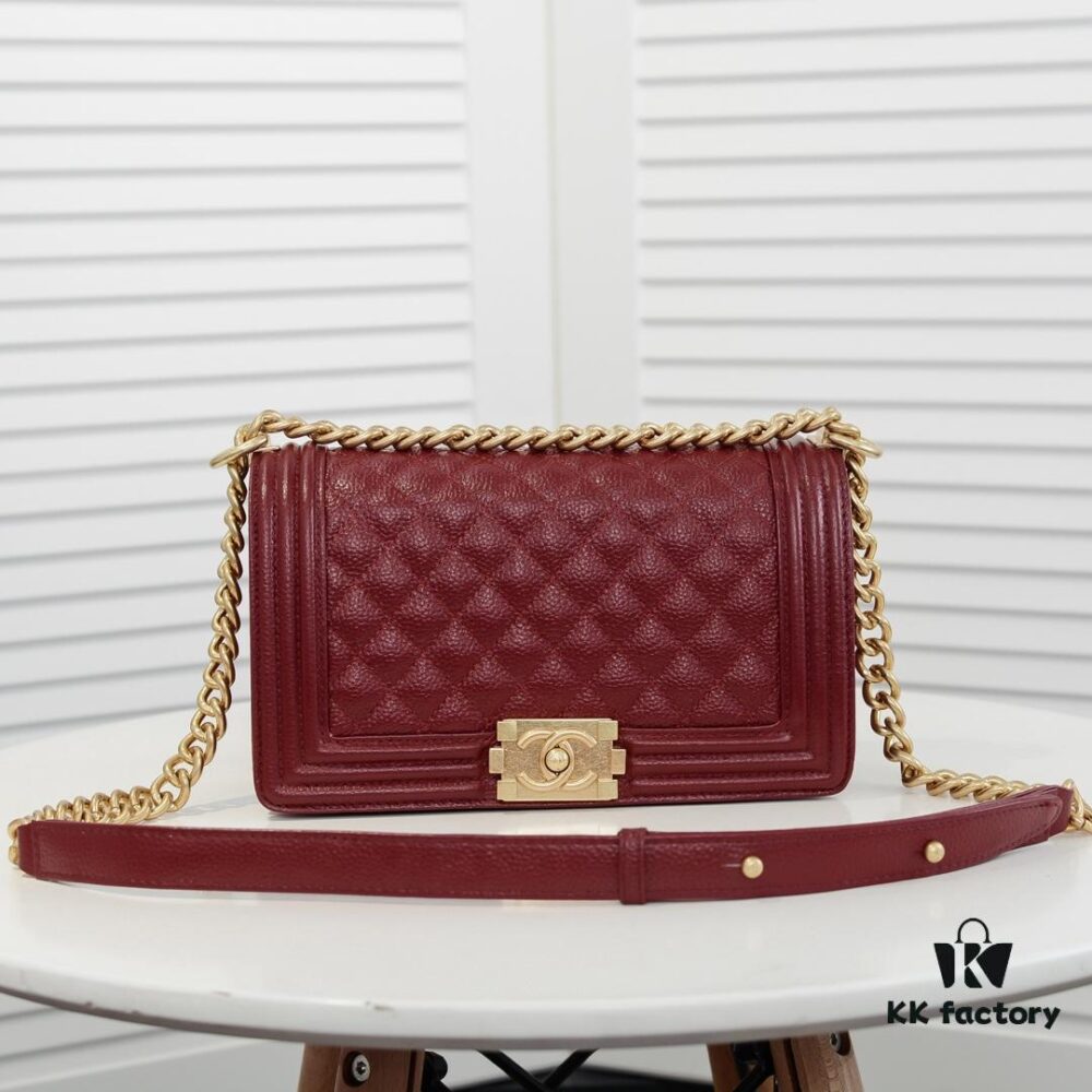 69304b24f09edb6de4c4e42f Full Genuine Leather with Original Hardware Chanel Cherie Crown