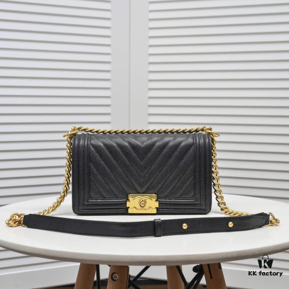 69304b28f09edb6de4c4e436 Genuine Leather with Original Hardware - Chanel Handbag