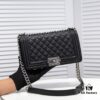 69304b33f09edb6de4c4e442 Genuine Leather with Original CHANEL Hardware - Imported Quilted Calfskin, Thick Electroplated Metal Accessories, High-Quality Craftsmanship, 25*15*8cm
