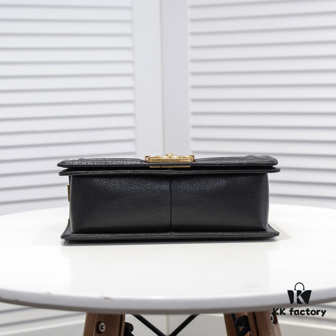 Genuine Leather with Original Hardware Chanel-Style Handbag