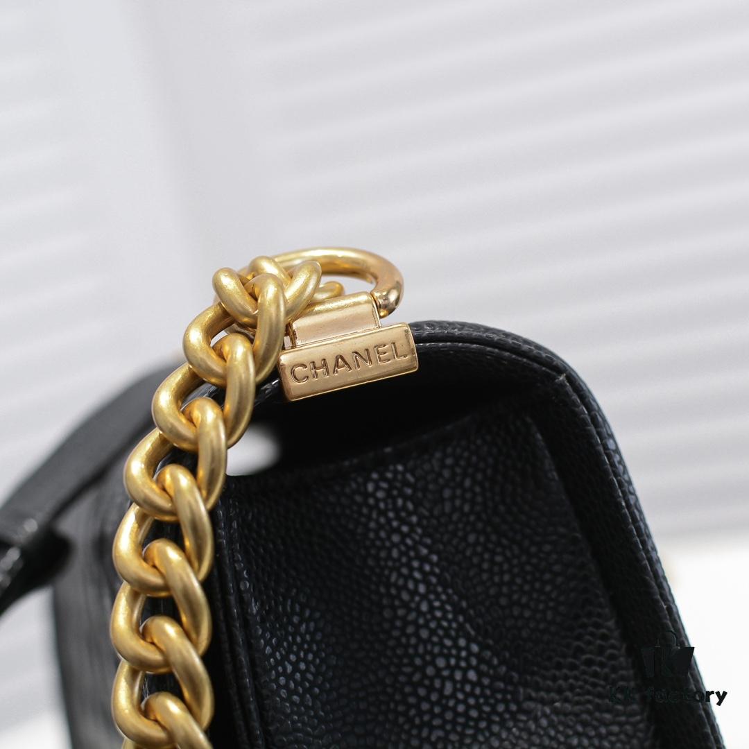 Genuine Leather with Original Hardware Chanel-Style Handbag