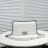 69304b3df09edb6de4c4e450 Chanel Crown Lambskin Bag with Original Hardware - Full Sheepskin, Thickened Electroplated Metal Fittings, Vintage Silver V-Check Pattern, 25*15*8cm