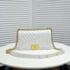 69304b44f09edb6de4c4e45b Chanel Crown Lambskin Leather Bag with Original Hardware - Full Sheepskin with Thickened Electroplated Gold Fittings