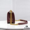 69304b4ff09edb6de4c4e46c Chanel Crown Lambskin Bag with Original Hardware - Full Sheepskin, Thickened Electroplated Metal Fittings, Scratch-Resistant and Highly Elastic Base, Premium Craftsmanship, Size 25*15*8cm Model No. 67086 Gold-Inlaid V Pattern