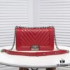 69304b54f09edb6de4c4e475 Chanel Genuine Lambskin Bag with Original Hardware - Full Sheepskin, Thickened Electroplated Metal Fittings, Premium Craftsmanship, Size 25*15*8cm Model No. 67086V