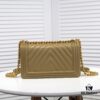 69304b65f09edb6de4c4e492 Chanel Crown Lambskin Bag with Original Hardware - Full Sheepskin, Thickened Electroplated Metal Fittings, Scratch-Resistant and Highly Elastic, Premium Quality Like Authentic