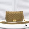 69304b6df09edb6de4c4e49b Chanel Crown Lambskin Bag with Original Hardware - Full Sheepskin, Thickened Electroplated Metal Fittings, Scratch-Resistant and Highly Elastic, Premium Quality Like Authentic