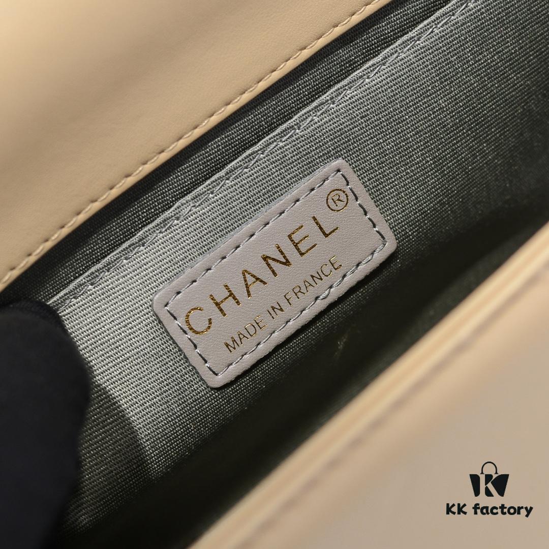 69304b78f09edb6de4c4e4ab Chanel Crown Lambskin Bag with Full Sheepskin and Original Hardware - Thickened Electroplated Metal, Premium Craftsmanship, Real Stock, Real Photos