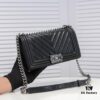 69304b7bf09edb6de4c4e4af Chanel Full Lambskin with Original Hardware - Premium Craftsmanship, Thickened Electroplated Metal Fittings, Excellent Elasticity and Durability